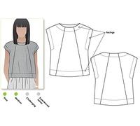 Style Arc Sewing Pattern - Ethel Designer Top (Sizes 18-30) - Click for Other
