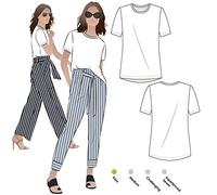 Style Arc Sewing Pattern - Gem Knit Tee (Sizes 18-30)