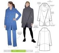 Style Arc Sewing Pattern - Genevieve Jacket (Sizes 10-22)
