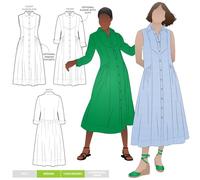 Style Arc Sewing Pattern - Hampton Woven Dress (Sizes 04-16)