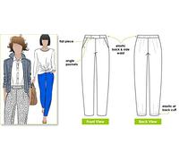 Style Arc Sewing Pattern - Lola Pant (Sizes 04-16)
