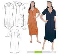 Style Arc Sewing Pattern - Maeve Woven Dress (Sizes 10-22)