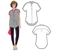 Style Arc Sewing Pattern - Maggie Shirt (Sizes 04-16)