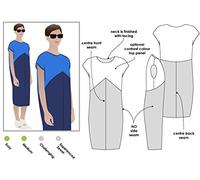 Style Arc Sewing Pattern - Mila Dress (Sizes 18-30)