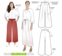 Style Arc Sewing Pattern - Milan Woven Pant (Sizes 10-22)