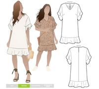 Style Arc Sewing Pattern - Pixie Woven Dress (Sizes 18-30)