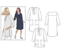Style Arc Sewing Pattern - Roslyn Tunic Dress (Sizes 04-16)