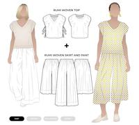 Style Arc Sewing Pattern - Rumi Woven Bundle (Sizes 04-16)