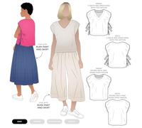 Style Arc Sewing Pattern - Rumi Woven Top (Sizes 10-22)