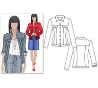 Style Arc Sewing Pattern - Stacie Jean Jacket (Sizes 18-30)