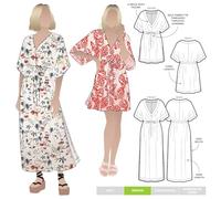 Style Arc Sewing Pattern - Summer Coverup Dress (Sizes 04-16)
