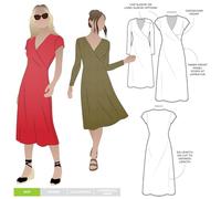 Style Arc Sewing Pattern - Suzie Knit Dress (Formerly Slip on Suzie Dress) - Sizes 10-22