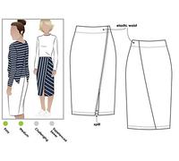 Style Arc Sewing Pattern - Taylor Knit Skirt (Sizes 04-16)