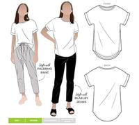 Style Arc Sewing Pattern - Teagan Knit Top (Sizes 04-16)