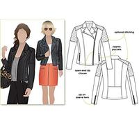 Style Arc Sewing Pattern - Ziggi Jacket (Sizes 04-16)
