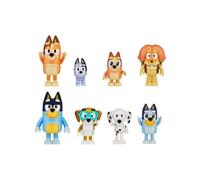(Style B) 8 Pcs Bluey Family And Friends Dog Pet Action Figures