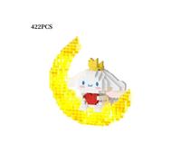 (Style B) Luminous Sanrio Building Block Children Diy Assembly Toy Decorations Nightlight