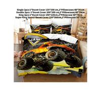 (Style B Single) Jam Monster Single Bedding Set Single Adult Kid Bedroom Print 3d Duvetcover