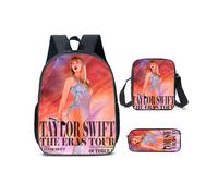 (Style B) Taylor Alison Swift Backpack Shoulder Pencil Bag Education Threepiece Set