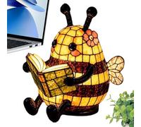 Style Bee Table Lamp - Cute Stained Glass Night Light