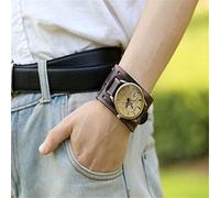 Style Big Watch Cuff Bracelet BN Punk Retro Rock Leather Wide Brown Men Cool Men's Women Band (Brown, One Size)