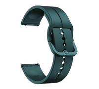 (Style C Garmin Forerunner 265, Dark green) For Garmin VivoMove Trend/Luxe/Style 20mm Watch Band Silicone Wrist Strap with Square Buckle-Cyan