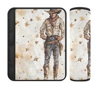 Style Card Panda Cowboy 2 pcs car Accessories More Comfort Driving for Backpack funda para cinturón de carro
