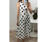 Style Cheat Women's Jasmine One-Shoulder Cut-Out Midi Mono Dress in White | Size: 14 Style Cheat White 14