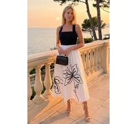 Style Cheat Women's Mono Embroidered 2in1 Dress | Size: 16 Style Cheat Multicolor 16