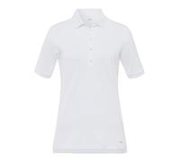 Style Cleo Plain Polo Shirt in Pima Pique Quality, 99 White, 12