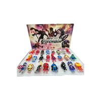 (Style D) Christmas Bluey ,stitch,Avenger,Pokemon ,Inside out 2 Advent Calendar Contains 24 Gifts Christmas Countdown Calendar