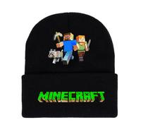 (Style D) Minecraft Beanie Print Knitted Hat With Cotton Nylon Fabric Winter Cap Gift