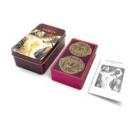 (Style D) Numen Tarot White Cards With Gold Edges For Classic Tarot Divination Meditation And