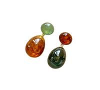 Style Drop Dangle Earrings Asymmetric Geometric Color Block Resin Material Her Fashion Gift Party Earrings