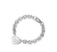 (Style EE, 18cm) The classic T family heart-shaped brand's new diamond-shaped heart pendant TO clasp bracelet