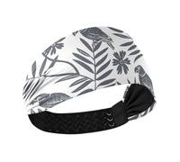 Style Falcon Gray Moisture Wicking soft headbands for women Stretchy hair bands for Volleyball Daily use hiking Volleyball