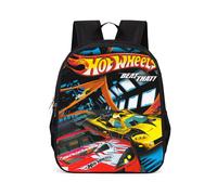 (Style G) Hot Trendy Wheels Backpack For Kids Single Layer Pvc School Bag 15 Inch