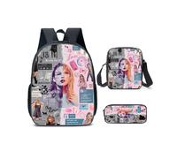 (Style G) Taylor Swift Alison Backpack Shoulder Pencil Bag Education Threepiece Set