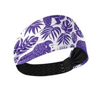 Style Gorilla Purple Moisture Wicking thick headbands Stretchy sweaty bands for basketball Volleyball Volleyball Daily use