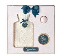 Style & Grace Signature Water Bottle Gift Set - 120ml Body Butter, 50g Bath Fizzer, Hot Water Bottle