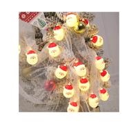 (Style H 1.5M (10 Lights)) Led Christmas Festive String Lights Decorations With Santa Home Claus Snowman