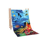(Style H) Striped Large Extra Microfibre Lightweight Beach Towel Dry Travel Towel Articles
