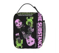 Style Horror Movie The Substance Insulated Lunch Bag for Travel Food Storage Bag Reusable Thermal Cooler Lunch Box