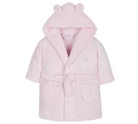 Style It Up Baby Boy Girl Babies Dressing Gown Robe Plush Fleece Velvet Soft Cosy Warm Gift, (PINK, 6-12M)
