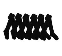 Style It Up Girls Cotton Rich Tights, Soft Warm Plain School Tights, Children’s Everyday Multipack for Smart Casual Wear (Pack of 6 Black 13)