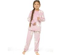 Style It Up Kids Boys Girls Glow In The Dark Pyjama Set Soft Warm Fleece Unicorn Dinosaur PJ(Unicorn,11-12 Years)