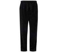 Style It Up Mens Minky Fleece Pajama Pants Elastic Waist Comfortable Warm Cozy Super Soft Perfect Fit Adults Loungewear (BLACK, 3XL)