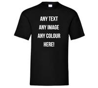 Style It Up Personalised Kids Boys Casual Comfortable Plain Short Sleeve T-Shirt (Black, 2Y)