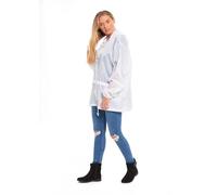 Style It Up Unisex Mens Ladies Water Resistant Plain Raincoat Kagools Jacket Hooded Cagoule (WHITE, S)