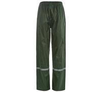 Style It Up Unisex Plain Rain Trousers Mens Womens Lightwear Rainproof Windproof Pants (Olive, 2XL)